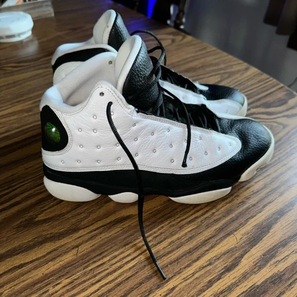 Jordan Black and White Sneakers - Picture 4 of 10